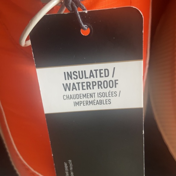 9 🔖 SOREL OUT N ABOUT III PUFFY ZIP WP Women's Outdoor Boot NEW Orange - Picture 13 of 16